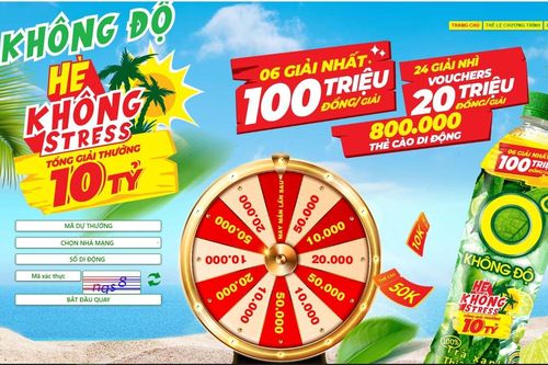 Sáng đi làm, chiều giảm stress, tối trúng thưởng nhờ uống Trà Xanh Không Độ