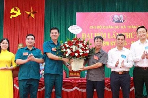 Chi bộ Quân sự xã Trần Phú tổ chức Đại hội lần thứ nhất