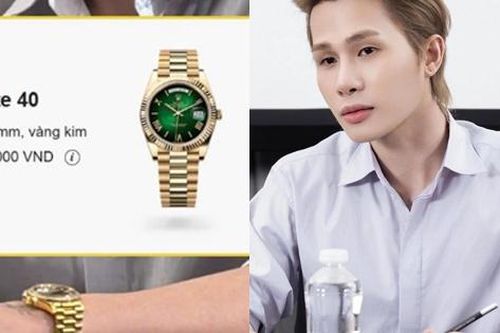 Bóc giá chiếc đồng hồ hàng hiệu Jack - J97 đeo hôm họp báo cùng mẹ