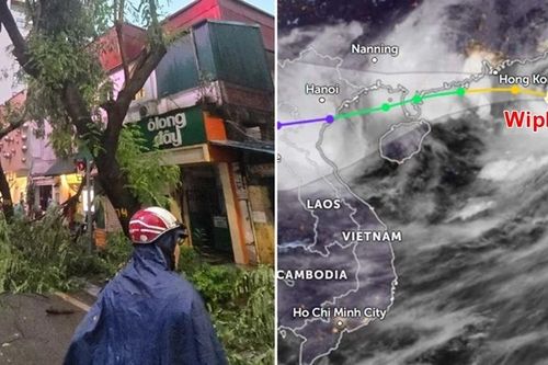 Cơn dông chiều thứ Bảy ở Hà Nội: Gió giật cấp mấy, có do hoàn lưu bão số 3?