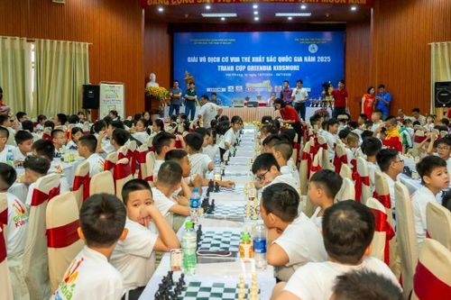 443 kỳ thủ tranh tài Giải cờ vua trẻ xuất sắc quốc gia năm 2025