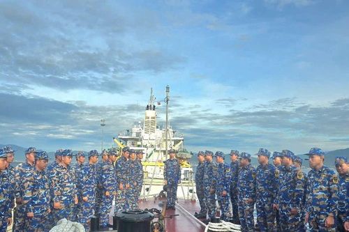 Tàu 382 làm tốt công tác chuẩn bị tham gia diễu binh trên biển Quốc khánh 2/9