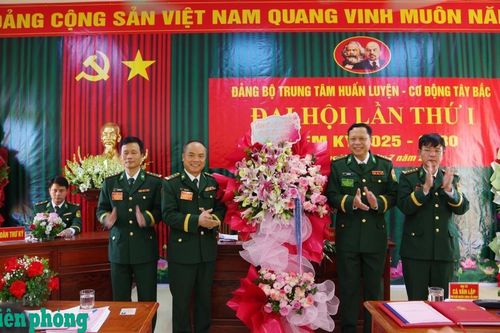 Đại hội Đảng bộ Trung tâm Huấn luyện - Cơ động Tây Bắc lần thứ I, nhiệm kỳ 2025-2030