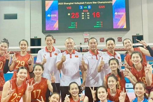 Tuyển bóng chuyền nữ Việt Nam xếp thứ 4 giải Thượng Hải 2025
