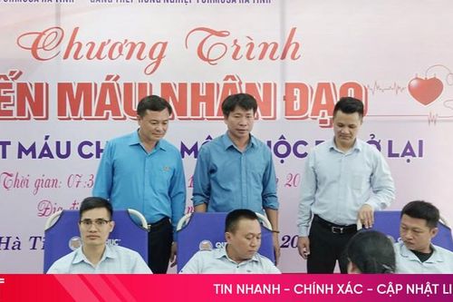 Thu hơn 200 đơn vị máu từ ngày hội hiến máu của Formosa Hà Tĩnh