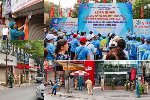 Phường Đống Đa mở cao điểm chỉnh trang đô thị phục vụ đại lễ 80 năm Quốc khánh