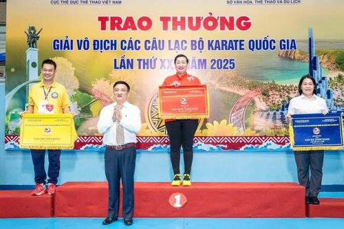 Đoàn Lạng Sơn đoạt 7 huy chương tại Giải vô địch các câu lạc bộ Karate quốc gia