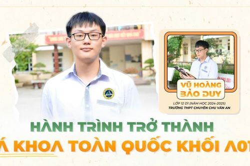 Hành trình trở thành Á khoa toàn quốc khối A01