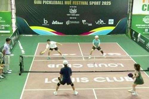 Hơn 700 VĐV trên toàn quốc tranh tài tại giải Pickleball Huế Festival 2025