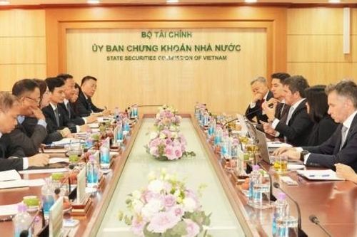 Ủy ban Chứng khoán Nhà nước làm việc với đoàn công tác của FTSE Russell về lộ trình nâng hạng thị trường chứng khoán Việt Nam