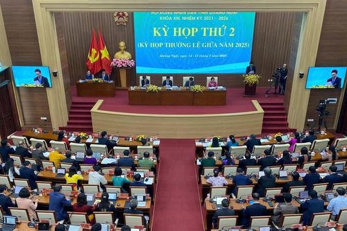 Kỳ họp thứ 2, HĐND tỉnh Quảng NgãiNhiều chính sách đặc thù cho cán bộ sau hợp nhất
