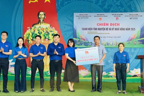 Ra quân Chiến dịch thanh niên tình nguyện hè và Kỳ nghỉ hồng năm 2025 tại xã Minh Tâm