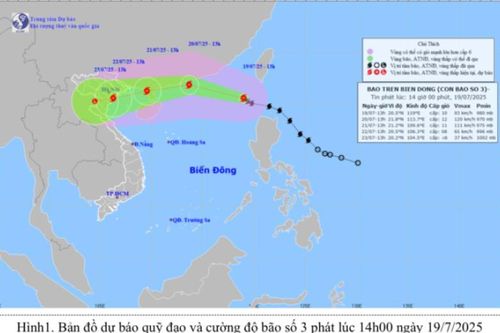 Tin bão gần biển Đông (cơn bão số 3)
