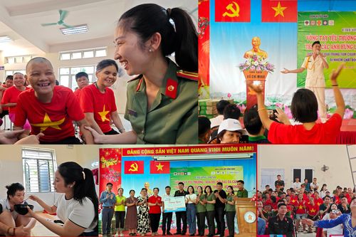 Công an Hà Nội xoa dịu nỗi đau chất độc màu da cam với nghĩa tình chạm vào trái tim