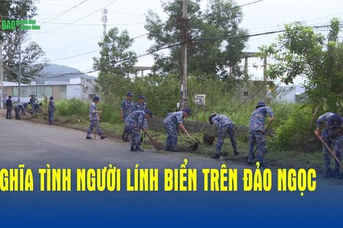 Nghĩa tình người lính biển trên đảo ngọc