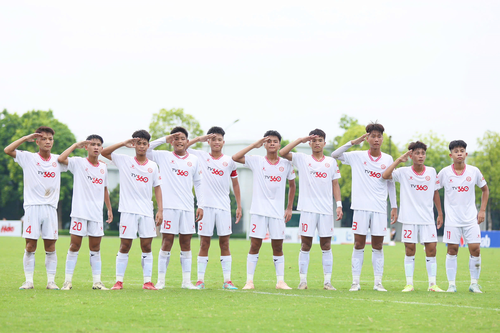 Giải U15 quốc gia 2025: Thể Công Viettel thị uy sức mạnh