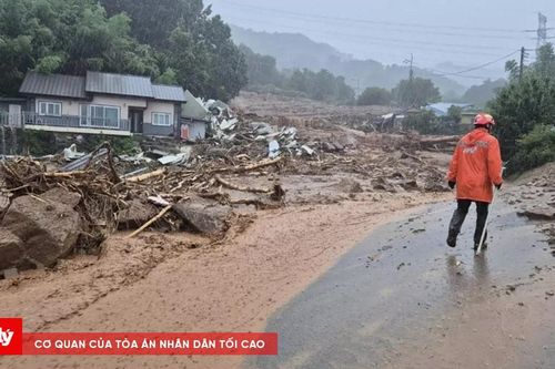 Số người tử vong vì mưa ở Hàn Quốc tăng lên 14