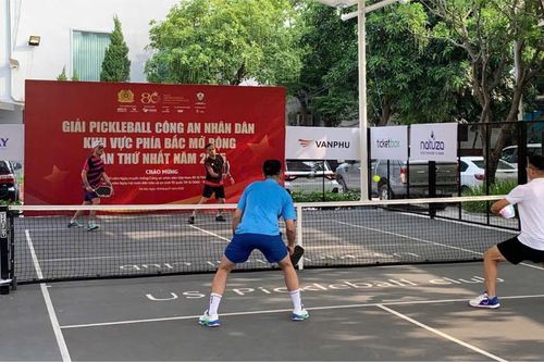 Khai mạc giải pickleball CAND khu vực phía Bắc mở rộng