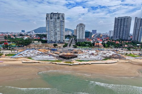 Diện mạo mới của bãi biển đẹp nhất TP.HCM sau gần 1 năm thi công
