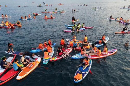 Tuyệt đối không chèo SUP khi thời tiết xấu, biển động và có gió mạnh