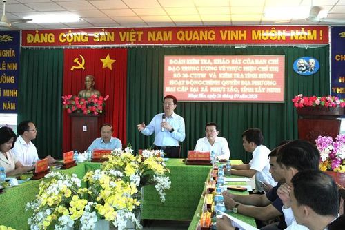 Xây dựng chính quyền gần dân, sát dân, phục vụ nhân dân tốt hơn