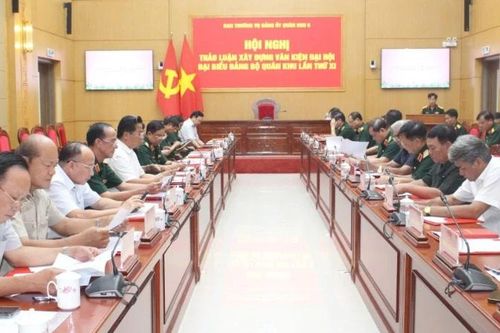 Đảng ủy Quân khu 5 góp ý dự thảo Báo cáo chính trị Đại hội Đại biểu Đảng bộ Quân khu lần thứ XI