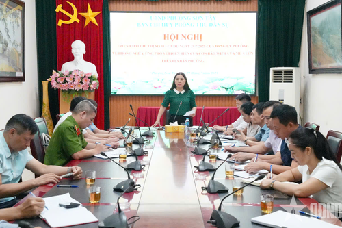 Hà Nội: Các phường, xã chủ động ứng phó bão số 3 (bão Wipha)
