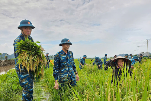 Học viện Phòng không - Không quân học Bác làm công tác dân vận
