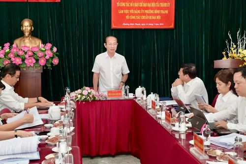Chủ nhiệm Ủy ban Kiểm tra Thành ủy TPHCM kiểm tra công tác chuẩn bị đại hội