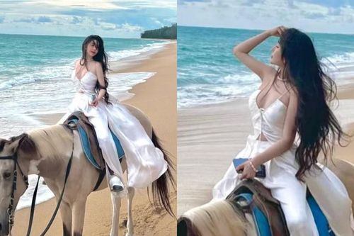 Võ Ngọc Trân khoe bộ ảnh cưỡi ngựa cực 'chữa lành'