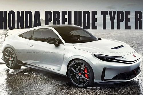 Honda Prelude Type R 2026 lộ diện - coupe hybrid 300 mã lực