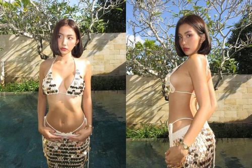 Huyền 2k4 khiến fan 'bỏng mắt' khi xả ảnh đi Bali
