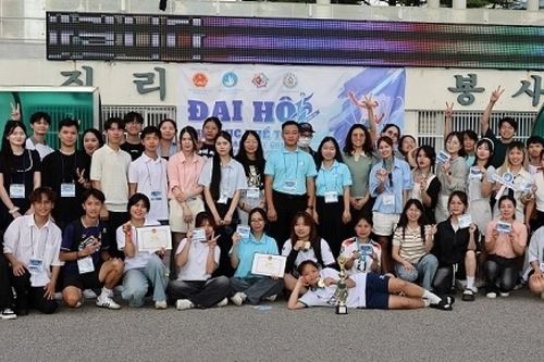 Gần 1.000 sinh viên Việt Nam tham gia đại hội thể dục thể thao thường niên tại Hàn Quốc