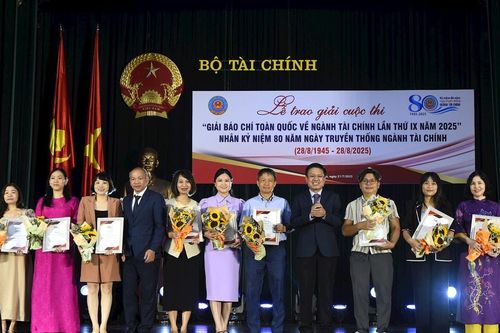 Báo Nhà báo và Công luận nhận Giải B cuộc thi báo chí toàn quốc về ngành Tài chính