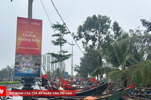 Tổng lực đưa thuyền lên đường tránh bão số 3 ở Sầm Sơn