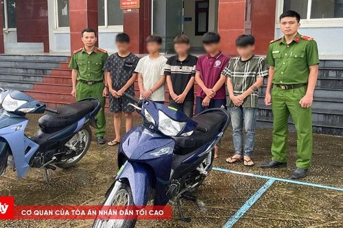 Bắt giữ nhóm thiếu niên trộm xe máy liên tỉnh