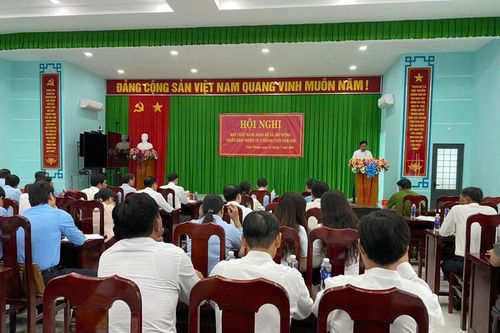 Hội nghị Ban Chấp hành (mở rộng) Đảng bộ xã Vĩnh Thuận