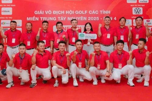 Gia Lai giành chức vô địch Giải Vô địch hội golf các tỉnh miền Trung-Tây Nguyên