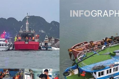 Infographic: Toàn cảnh vụ lật tàu ở vịnh Hạ Long
