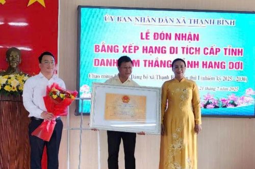Đà Nẵng: Đón nhận Bằng xếp hạng di tích danh lam thắng cảnh Hang Dơi