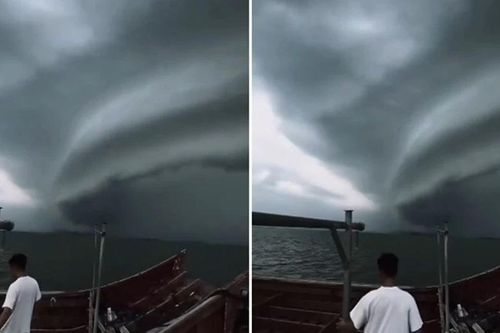 Mây xám khổng lồ ở Quảng Ninh là hiện tượng gì, báo hiệu gì trước bão Wipha?