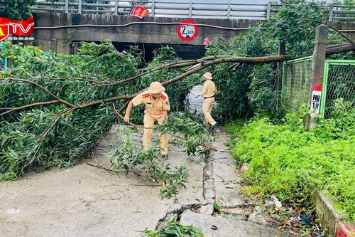 Công an TP Hà Nội chủ động ứng phó với cơn bão số 3