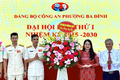 Phát huy vai trò hạt nhân chính trị trong lực lượng Công an phường Ba Đình