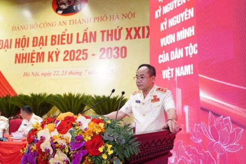 Đại hội Đảng bộ Công an thành phố Hà Nội lần thứ XXIX, nhiệm kỳ 2025–2030 họp Phiên họp trù bị