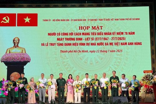 TP Hồ Chí Minh họp mặt 185 người có công với cách mạng tiêu biểu