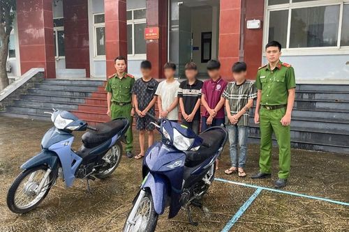 Bắt giữ nhóm thanh, thiếu niên 'liều lĩnh' trộm cắp xe máy liên tỉnh