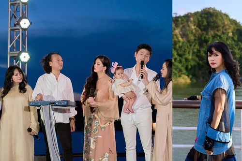 Xúc động hình ảnh 4 thế hệ gia đình NSND Thanh Lam cùng hát trên sân khấu