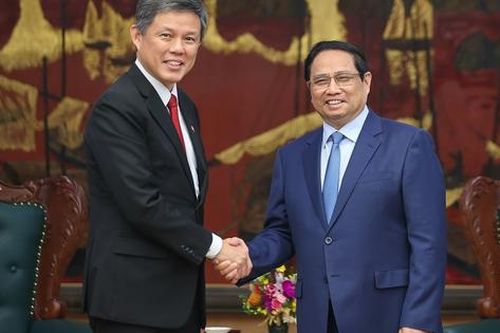 Thủ tướng tiếp Phó Tổng Thư ký Đảng Hành động Nhân dân, Bộ trưởng Singapore