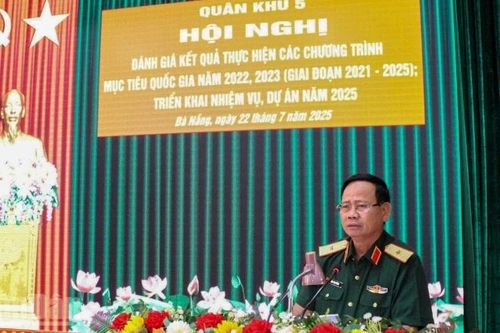 Quân khu 5 đánh giá kết quả thực hiện các dự án trong Chương trình mục tiêu quốc gia