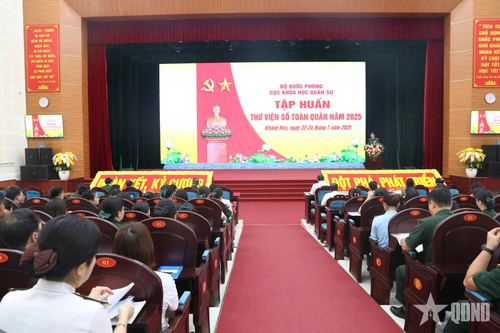 Cục Khoa học Quân sự khai mạc tập huấn thư viện số toàn quân